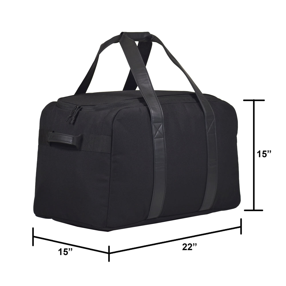 Smell Proof Duffel Bag - Stash Large Black