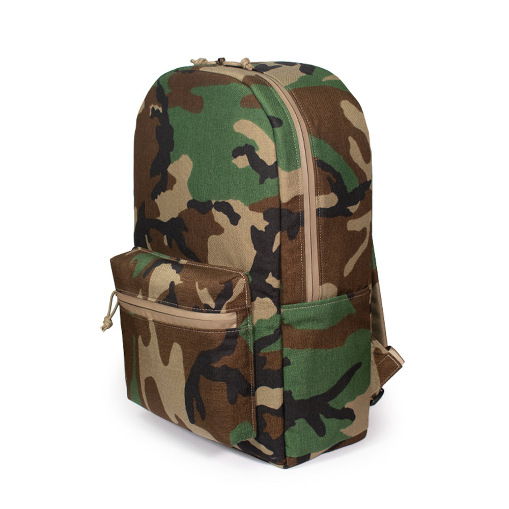 Smell Proof Backpack - Stash Bag Woodland Camo