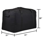 Smell Proof Duffel Bag - Stash XXL Black