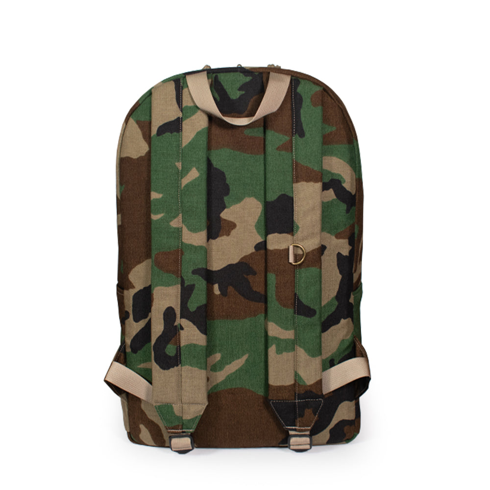 Smell Proof Backpack - Stash Bag Woodland Camo