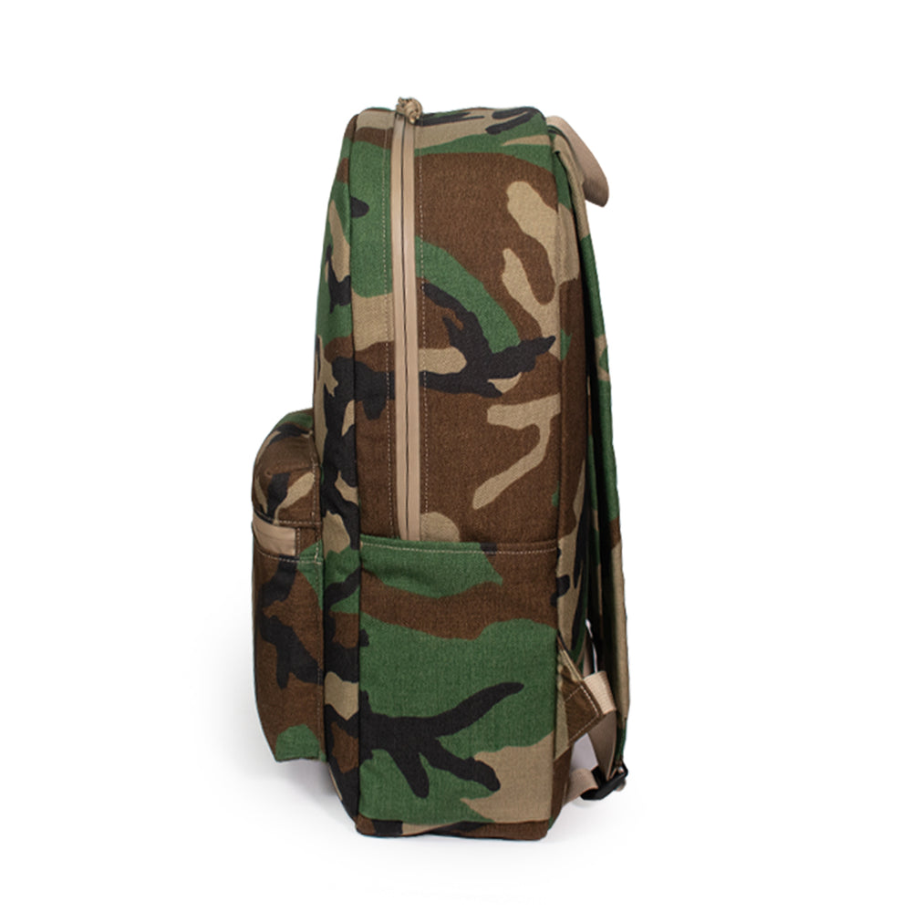 Smell Proof Backpack - Stash Bag Woodland Camo